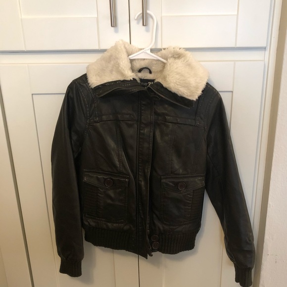 Forever 21 Jackets & Blazers - Ladies Bomber Jacket, Fur Lining